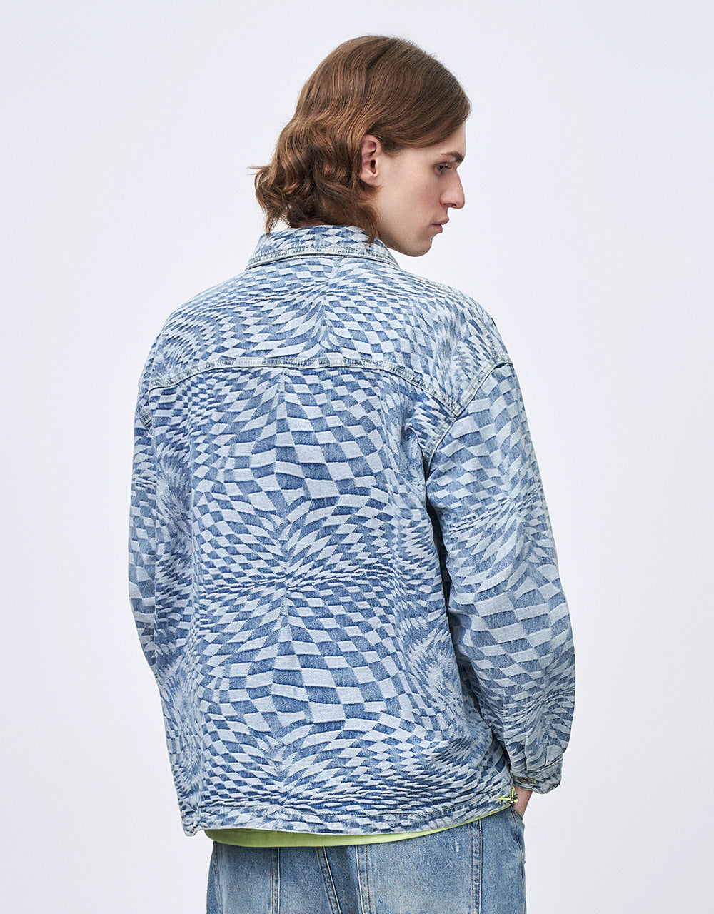 Checkered Denim Shirt