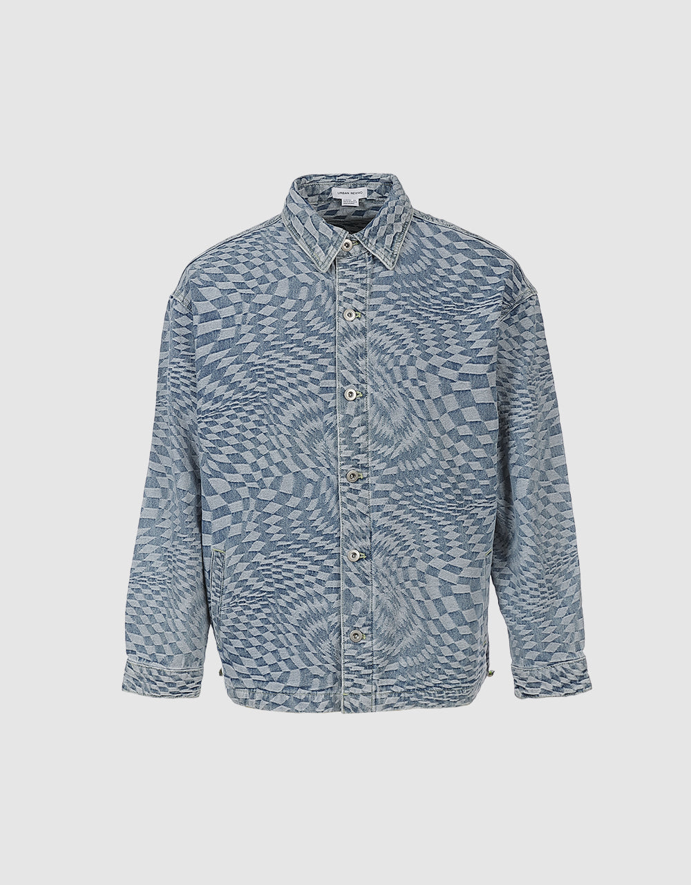 Checkered Denim Shirt