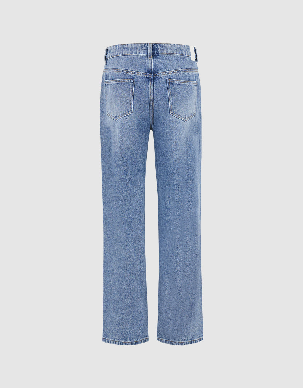 Loose Fit Straight Jeans