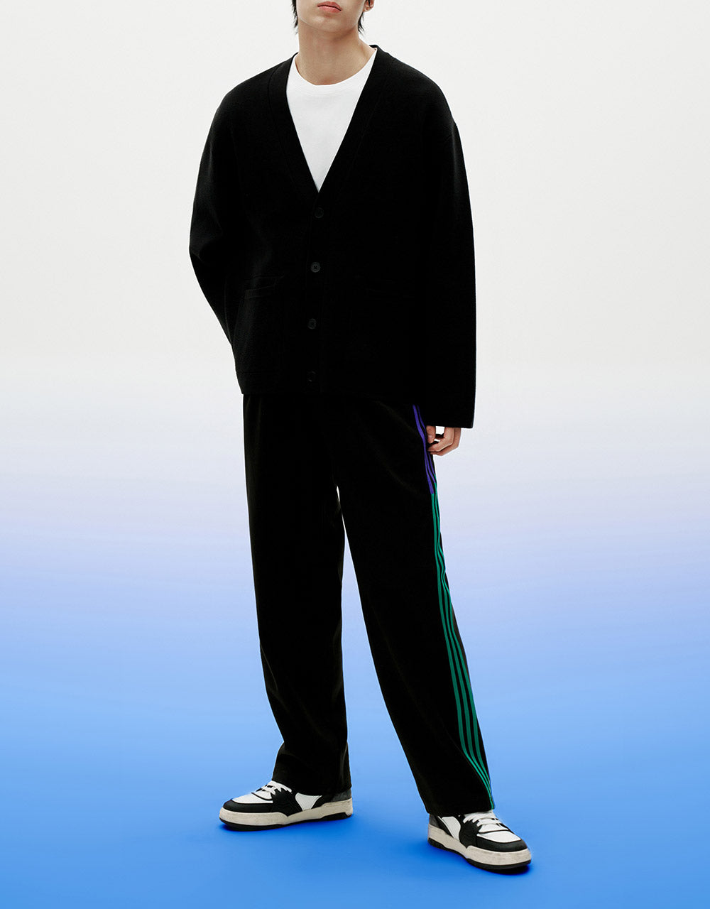 Striped Straight Pants