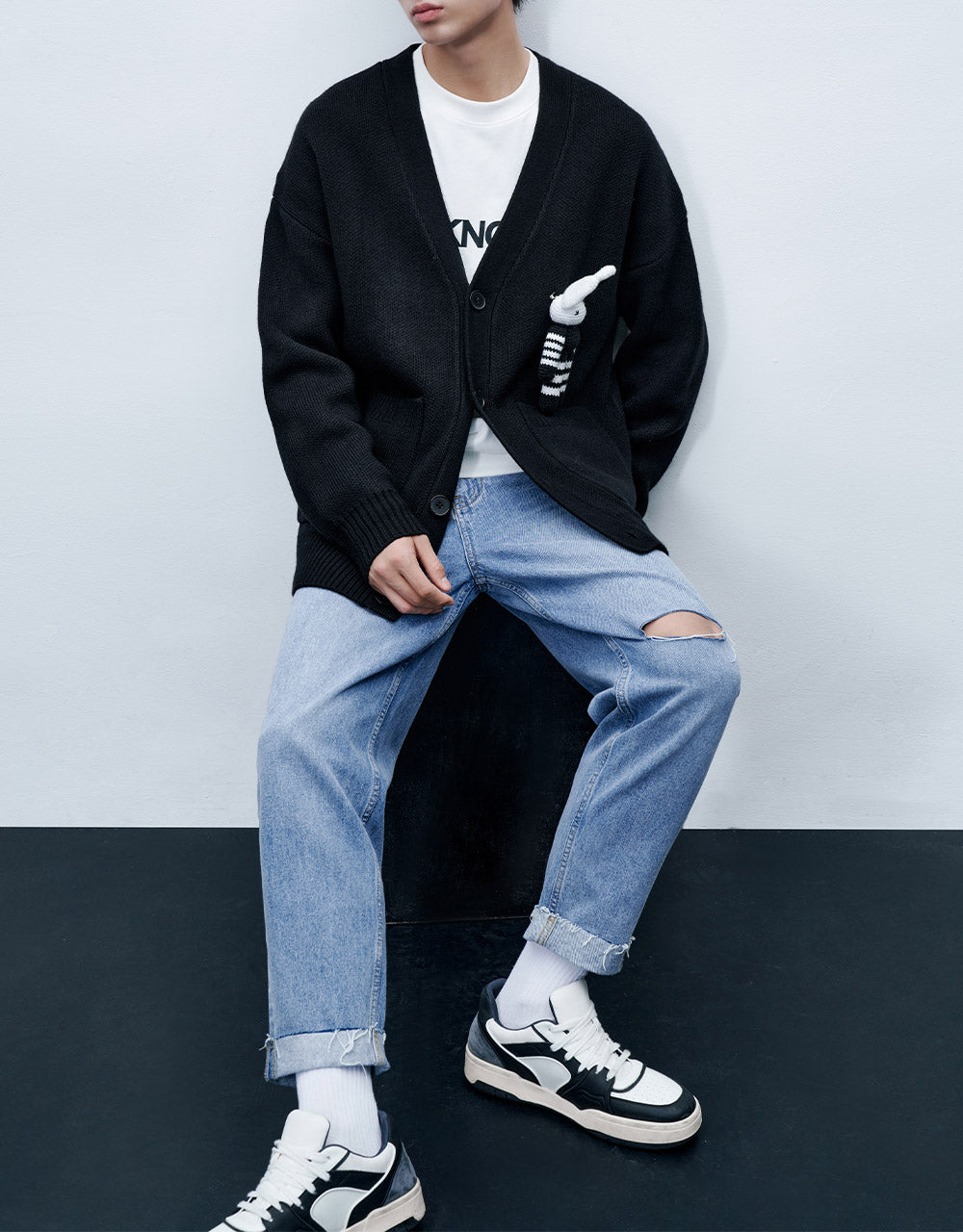 Bunny Detail Cardigan