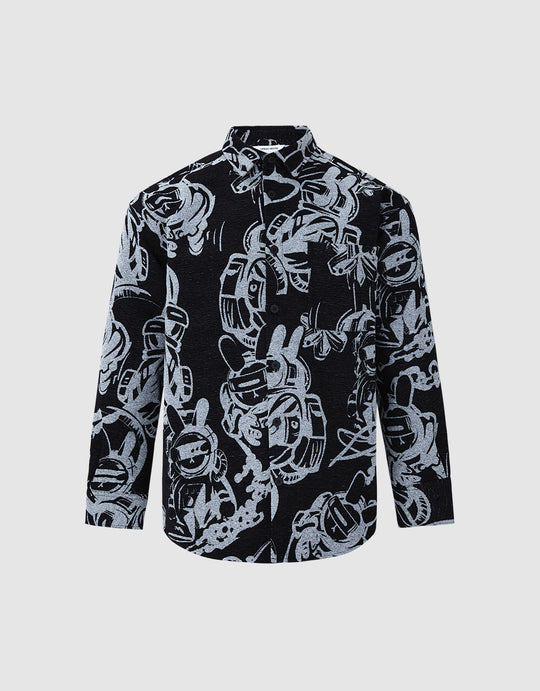 Astronaut Print Shirt