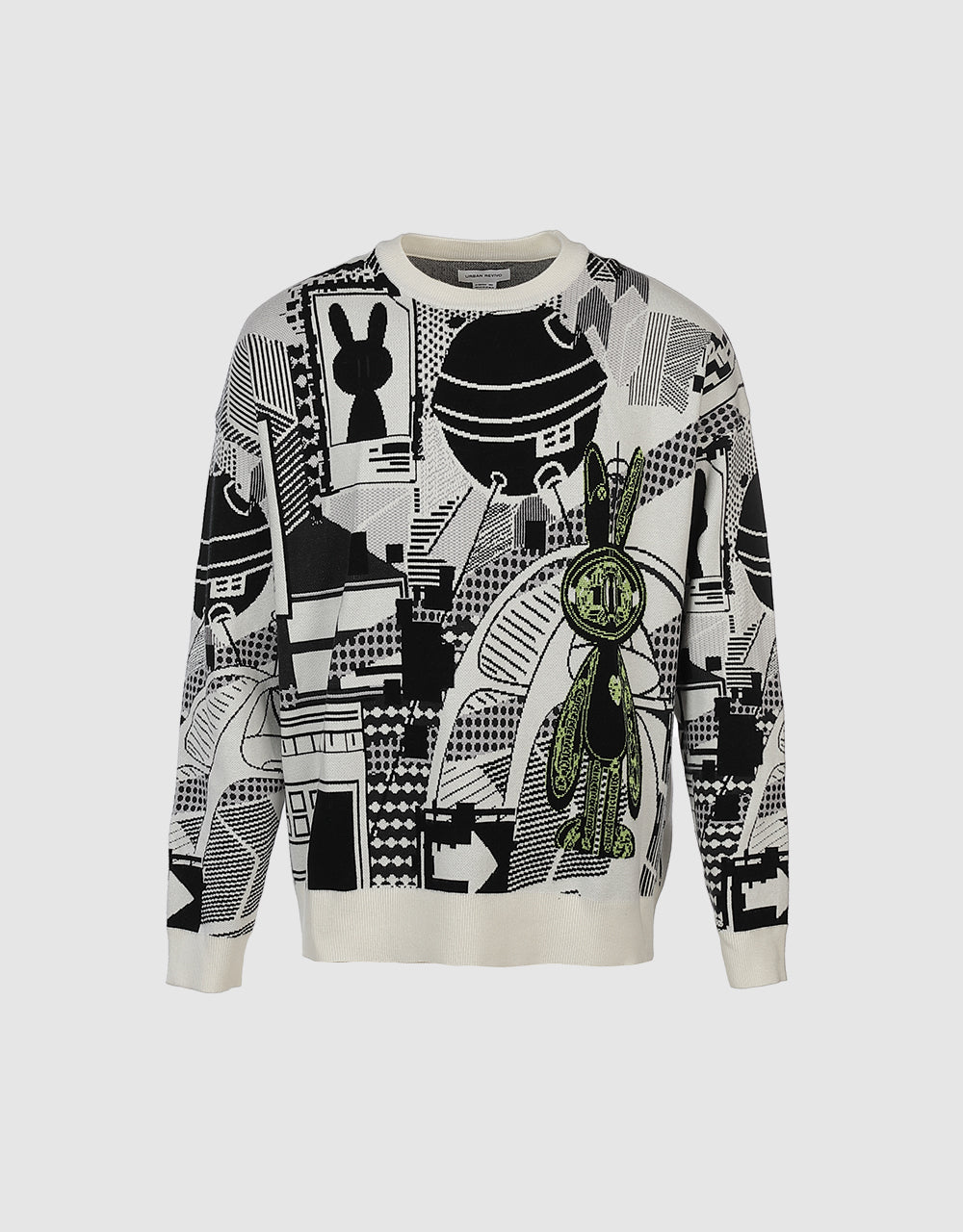 Cartoon Print Sweater