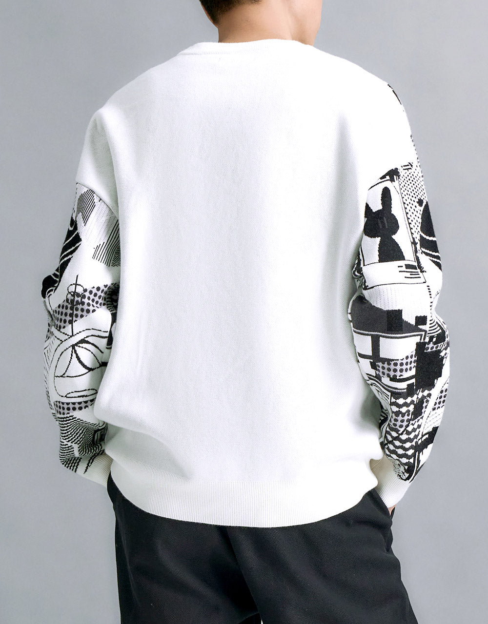 Cartoon Print Sweater