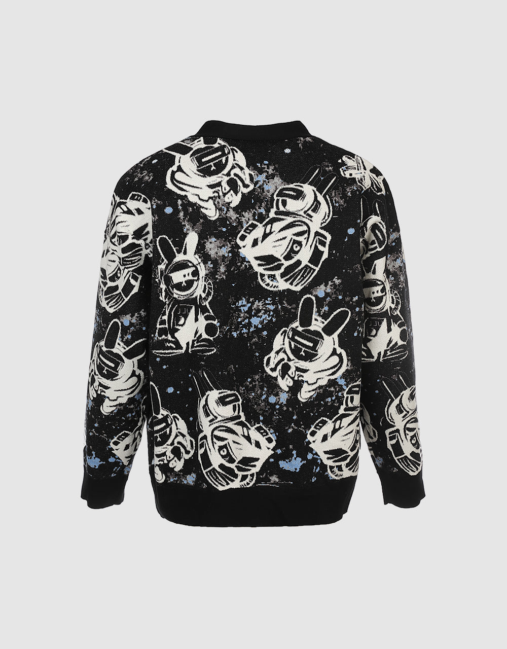 Astronaut Print Cardigan