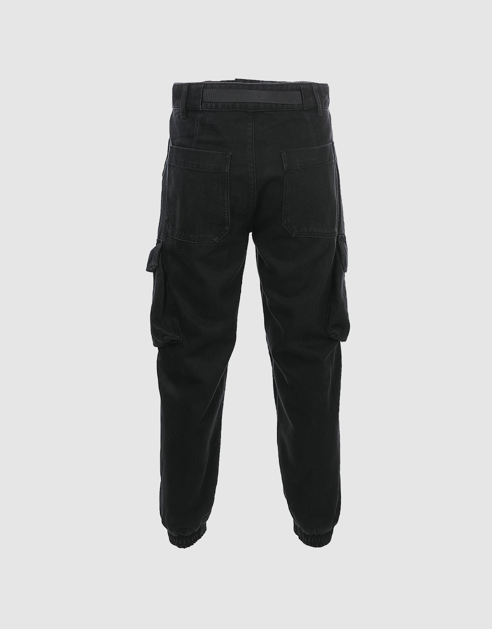 Utility Pocket Belted Jogger Jeans