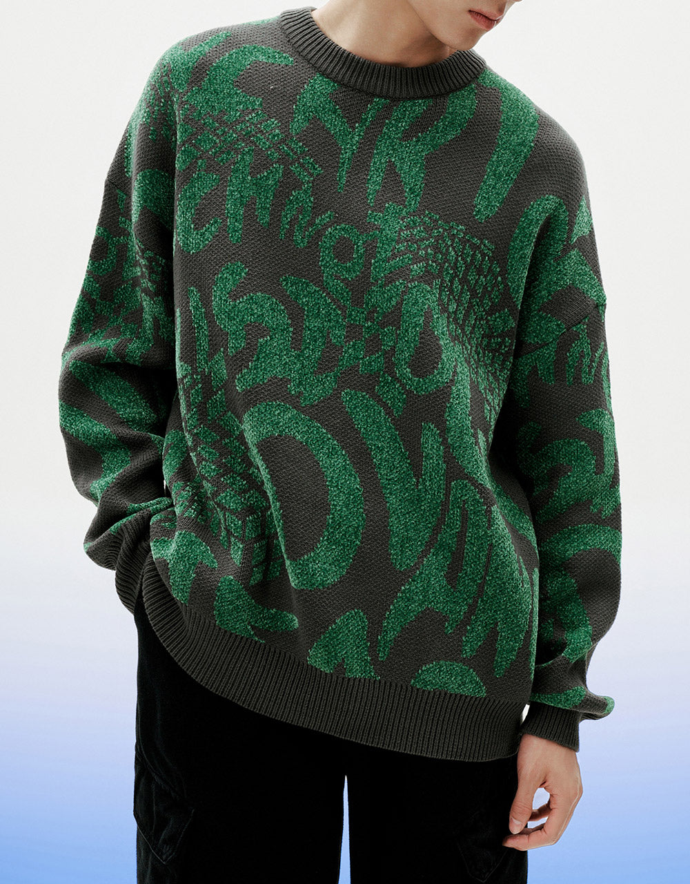 Letter Print Sweater