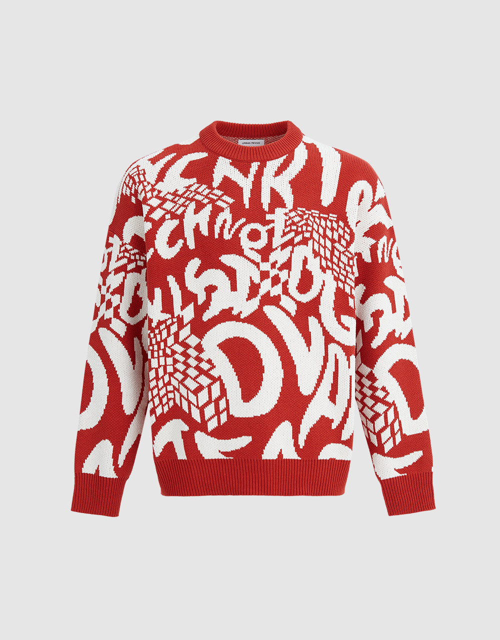 Letter Print Sweater