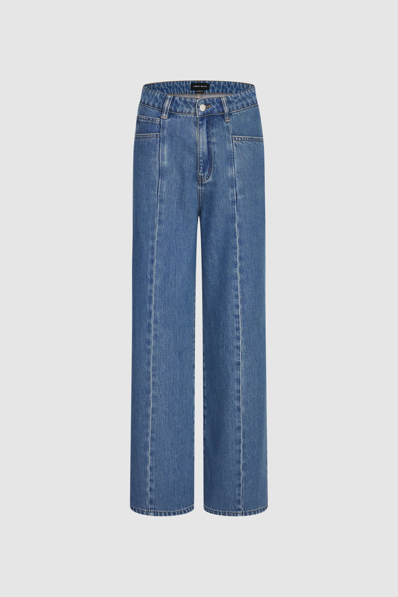 Mid-Waist Loose Jeans