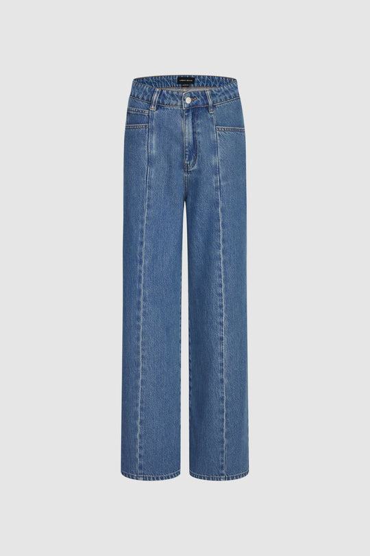Mid-Waist Loose Jeans
