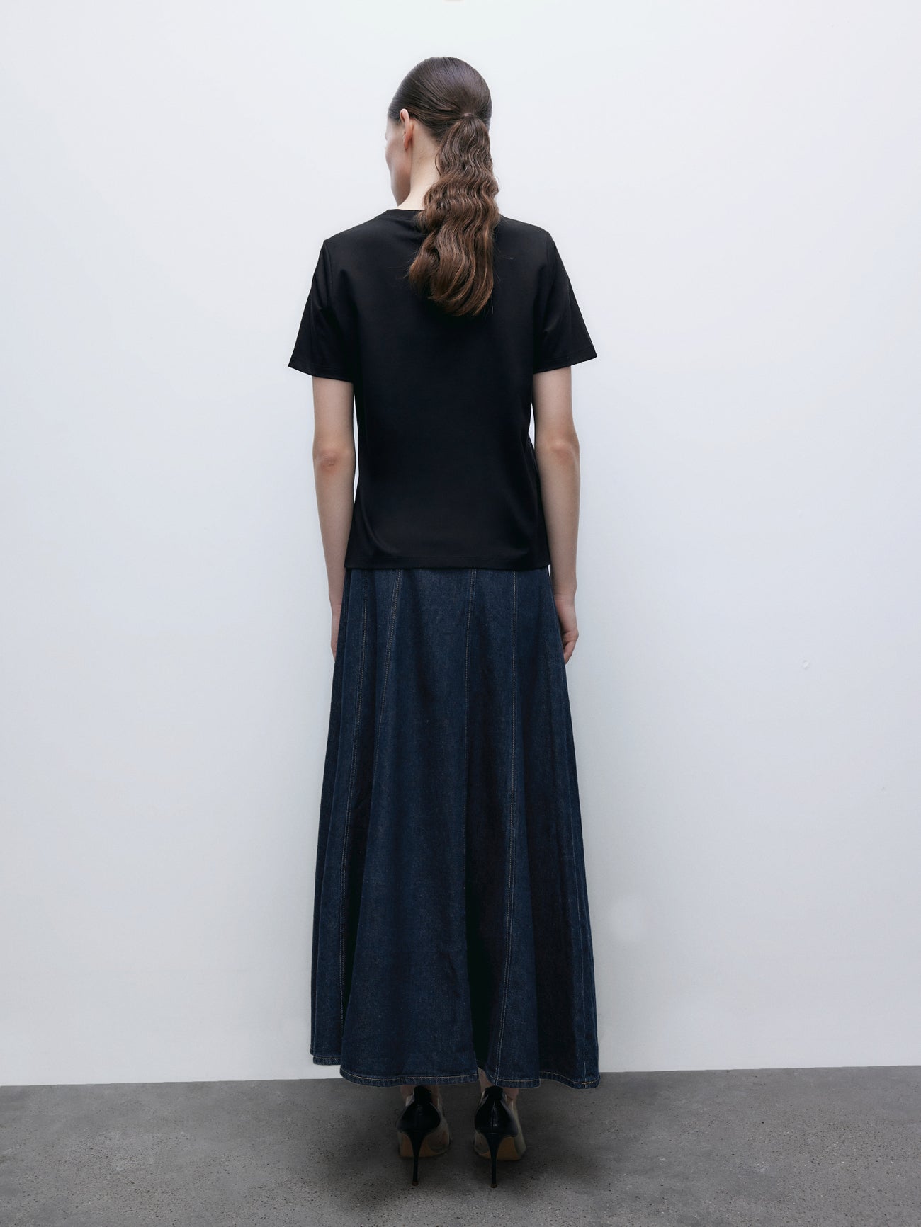 Bow Detail Crew Neck T-Shirt