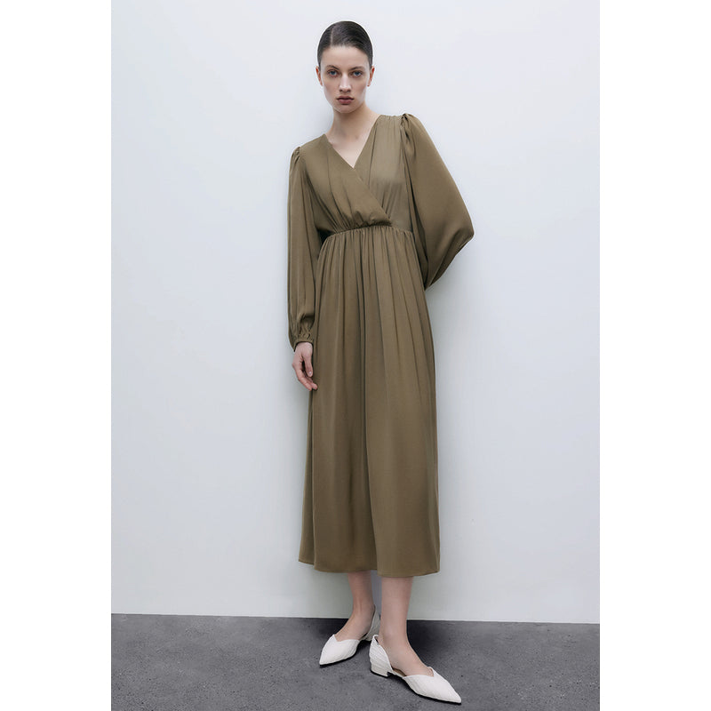 Standard Sleeve V-Neck Skater Dress