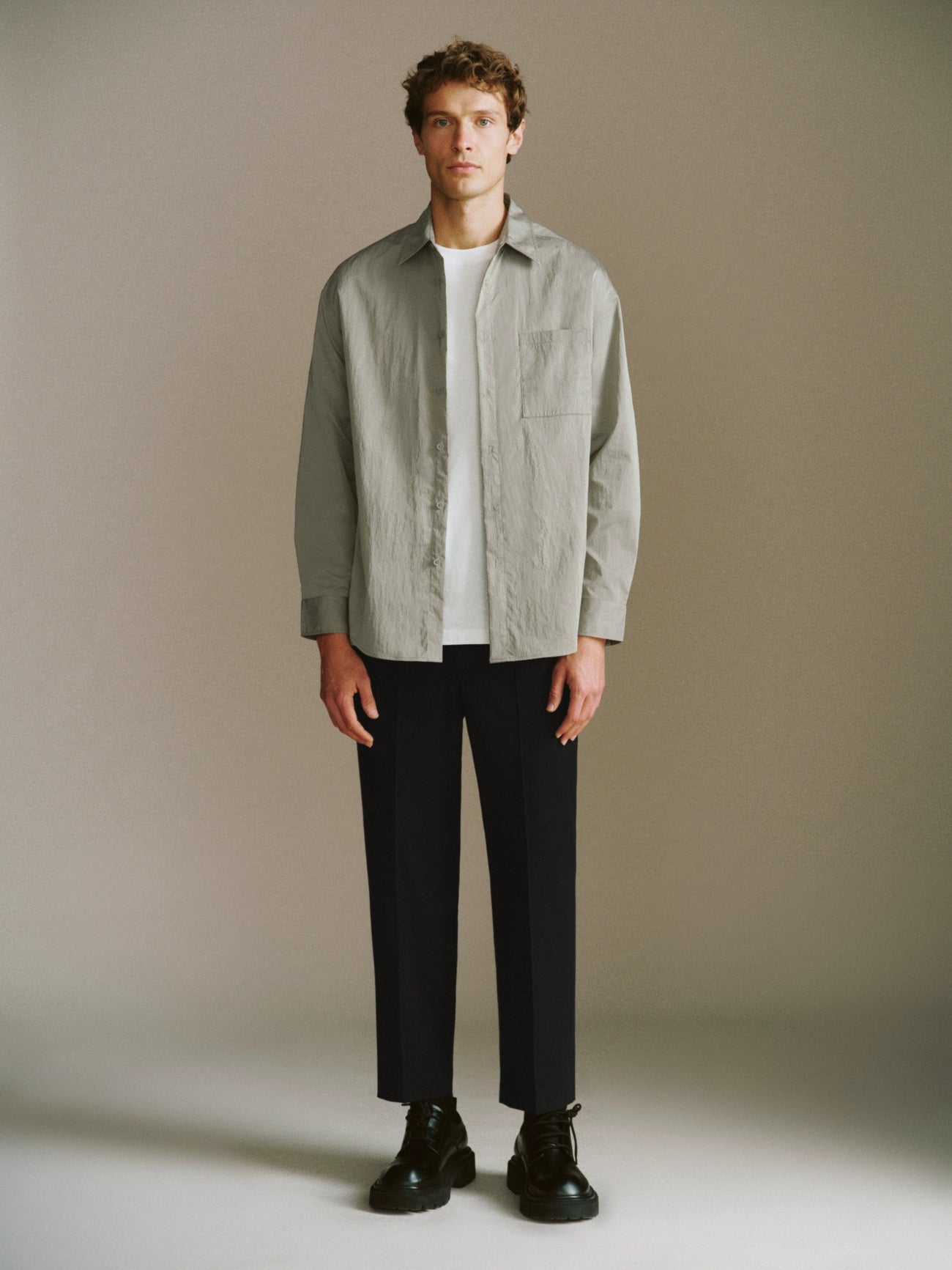 Button Up Loose Shirt