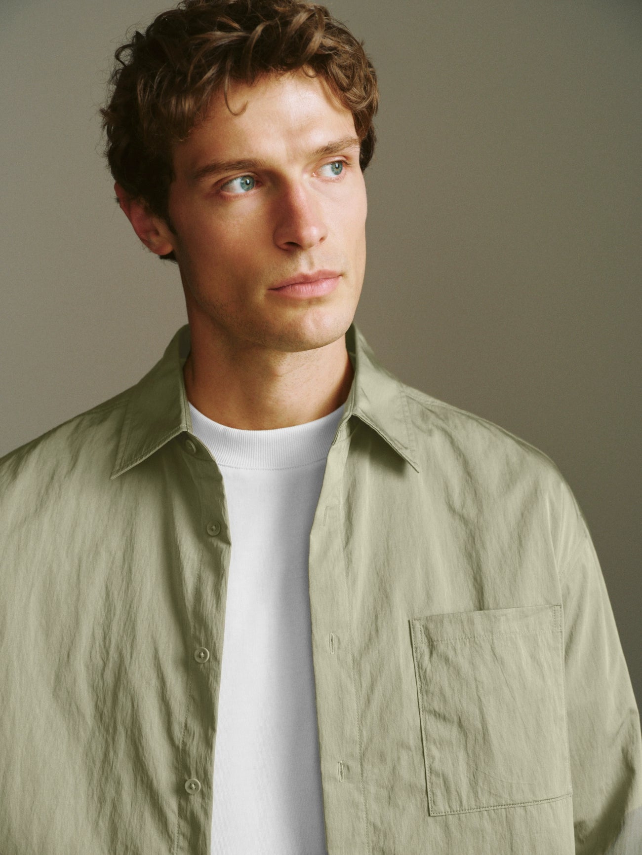 Button Up Loose Shirt