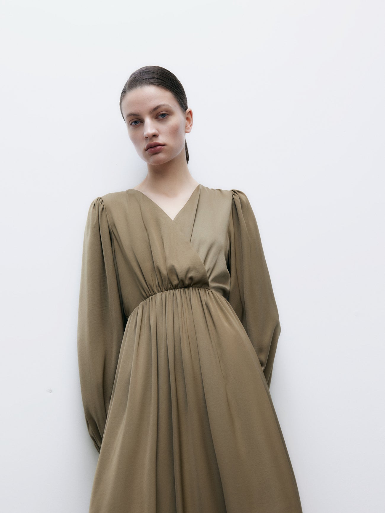 Standard Sleeve V-Neck Skater Dress