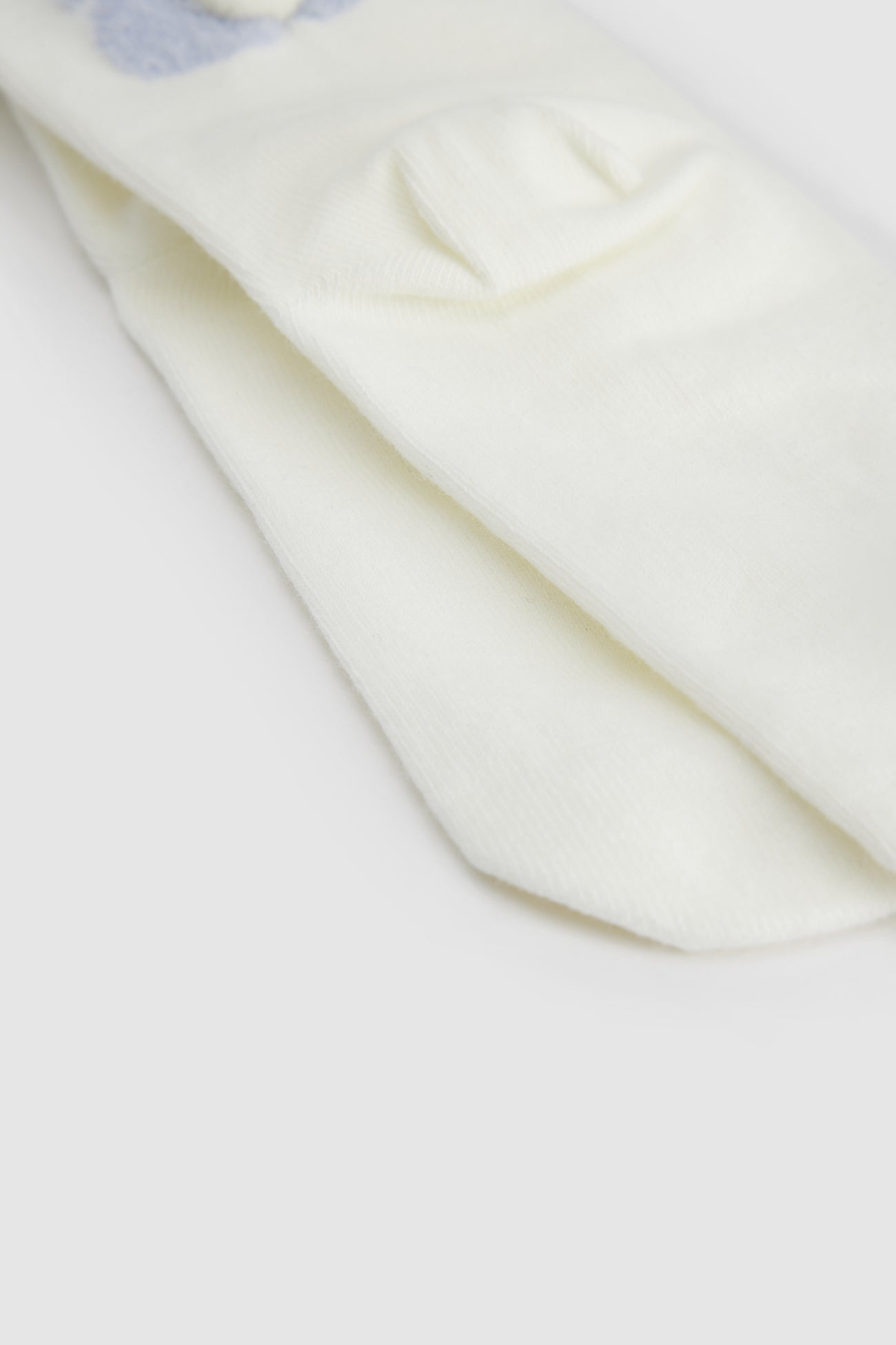 Bunny Pom Pom Décor Mid-Length Socks