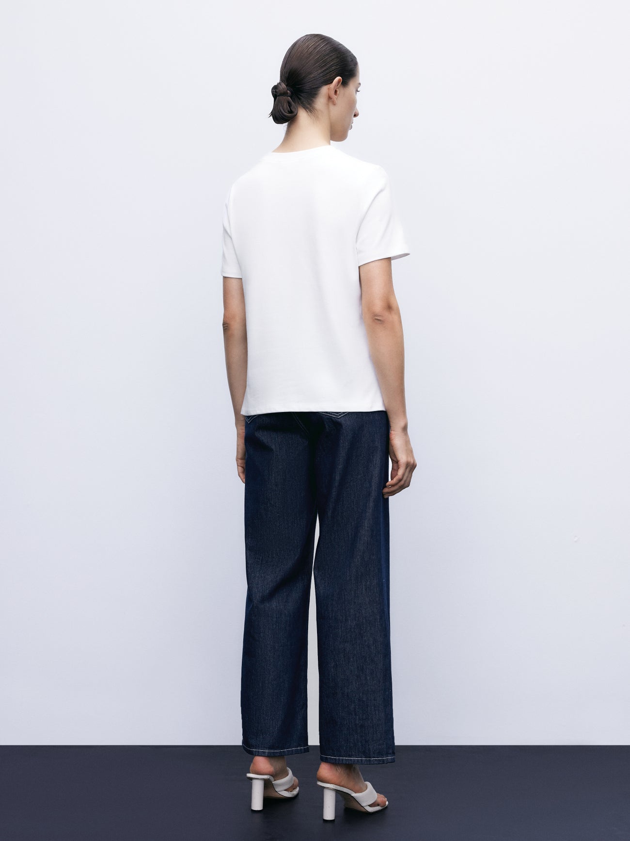Bow Detail Crew Neck T-Shirt