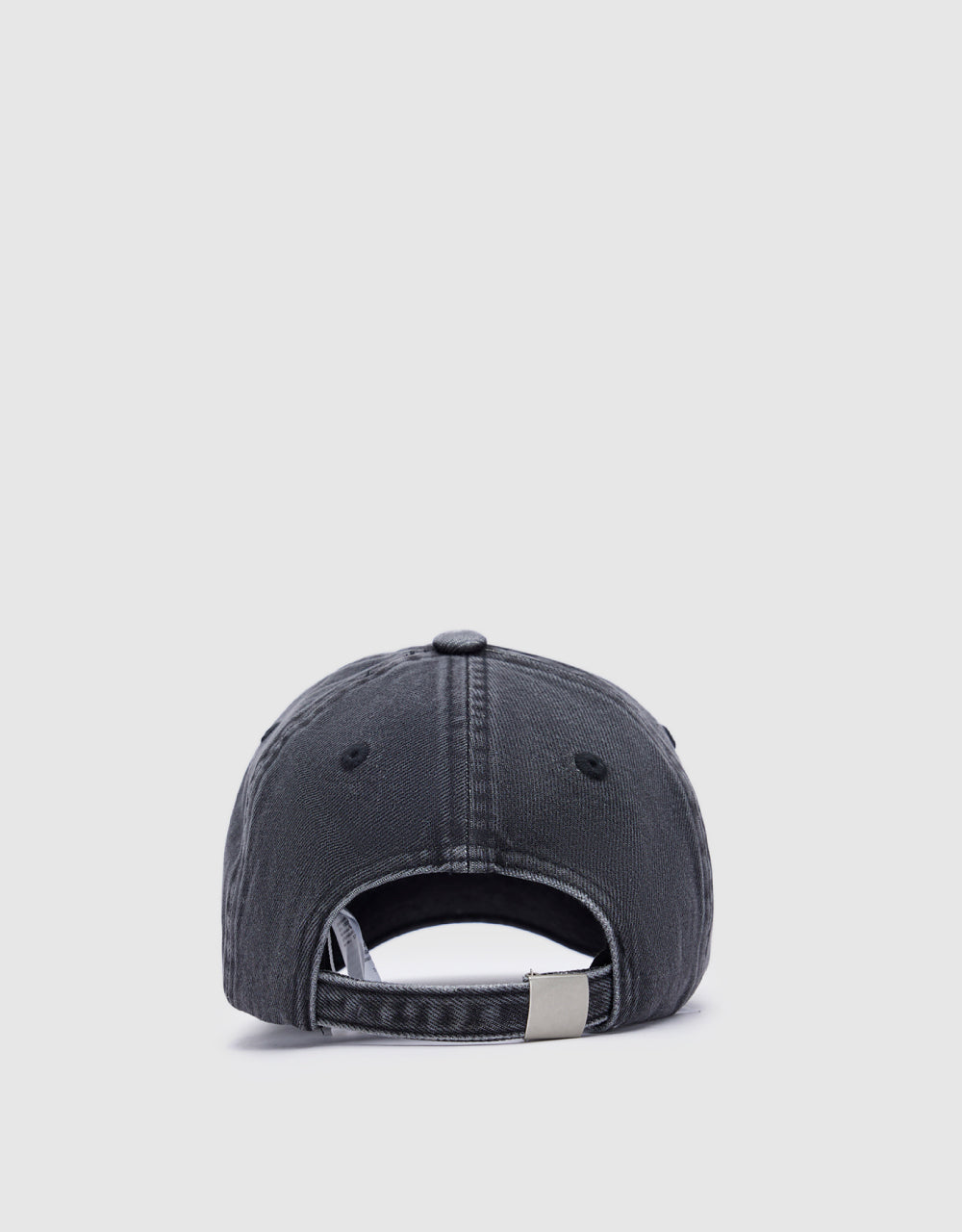 Printed Denim Baseball Cap