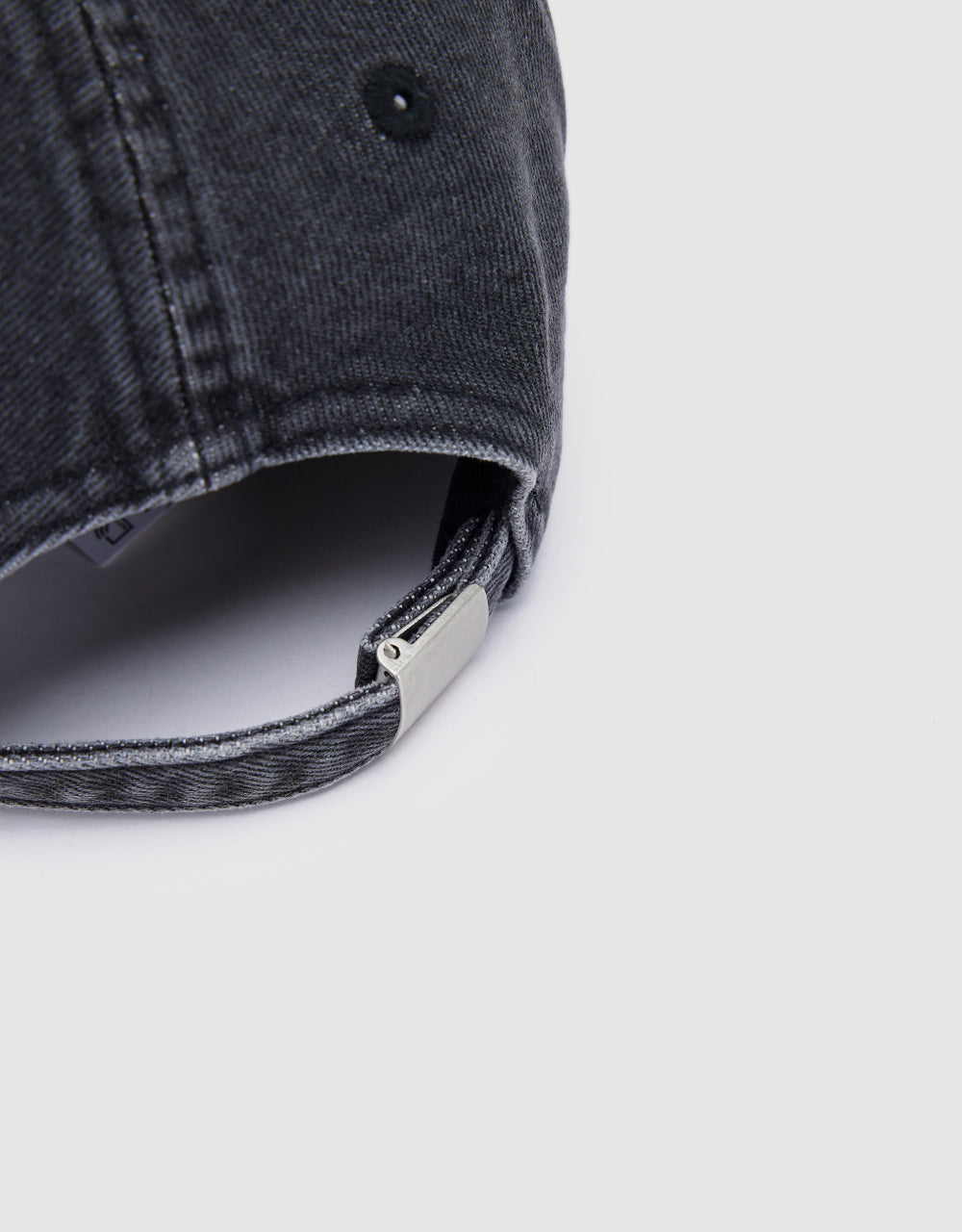 Printed Denim Baseball Cap