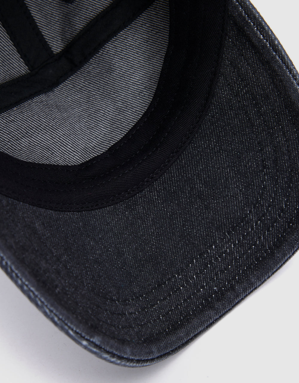 Printed Denim Baseball Cap