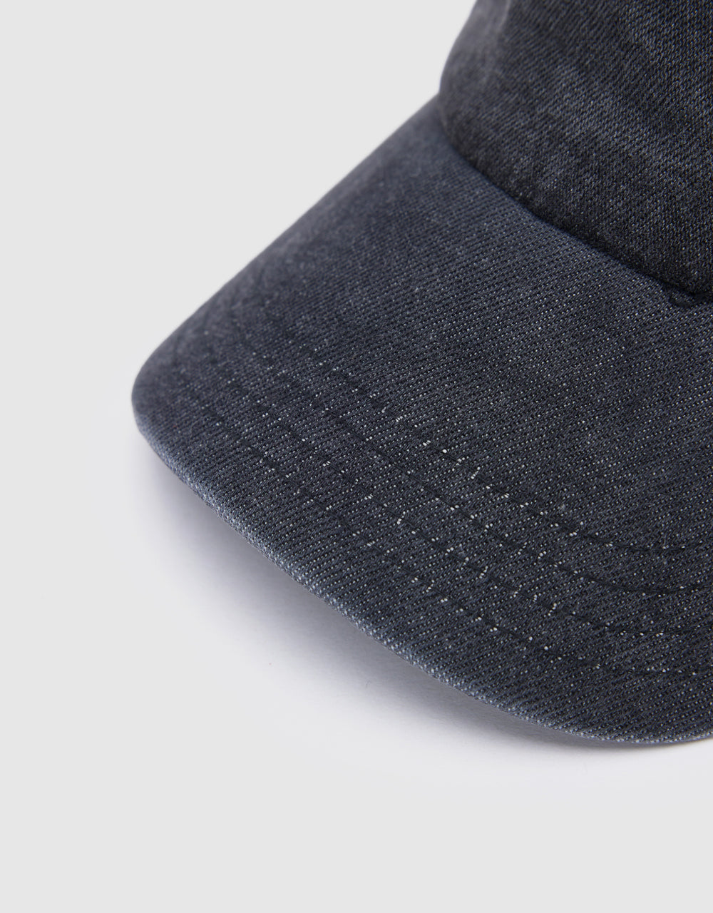 Printed Denim Baseball Cap