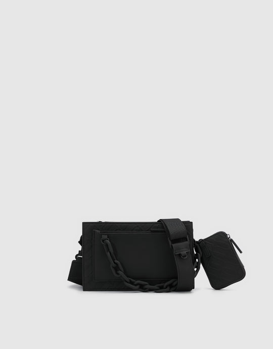 Chain Detail Bag With Pouch