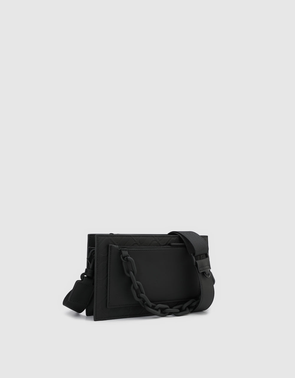 Chain Detail Bag With Pouch