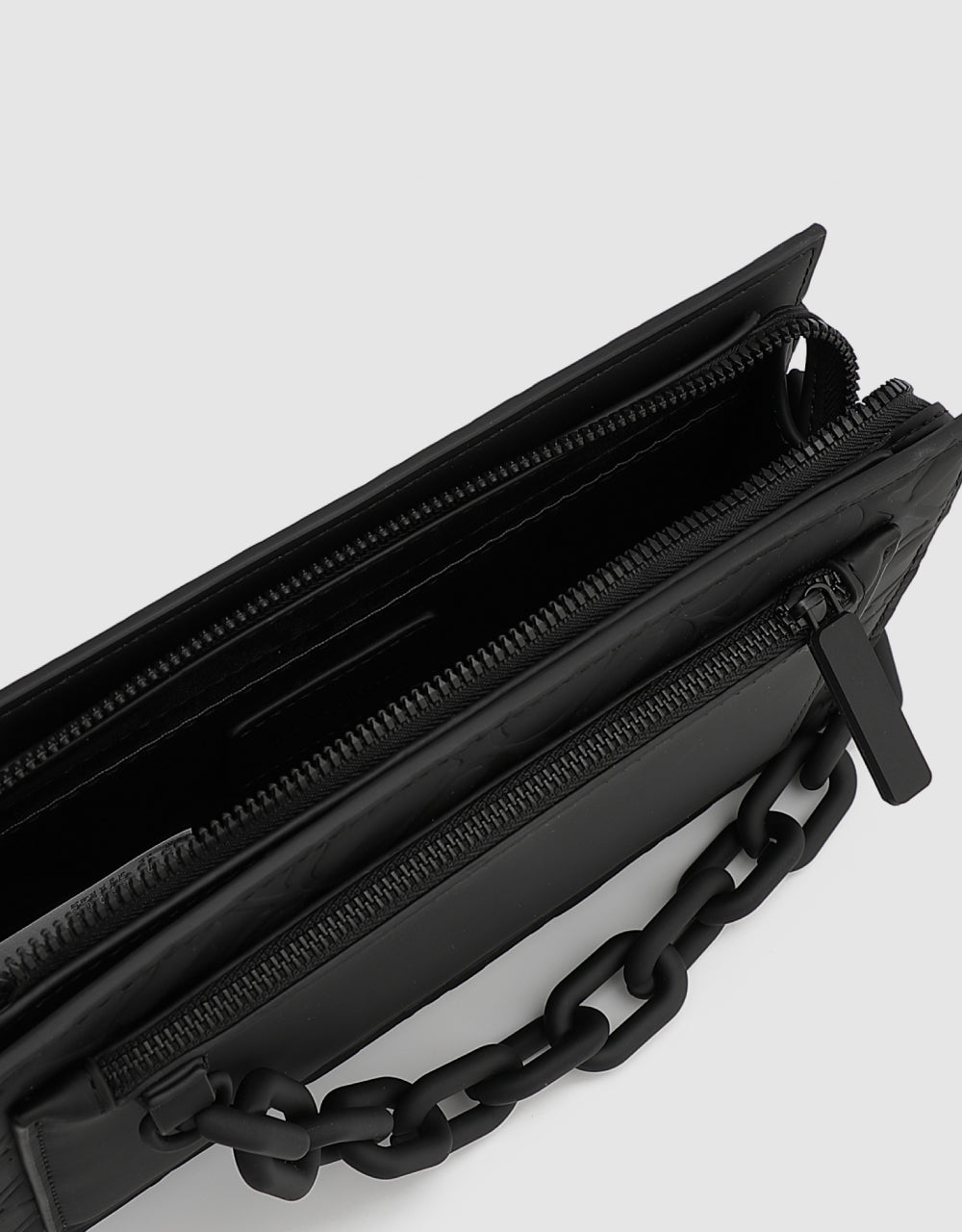 Chain Detail Bag With Pouch
