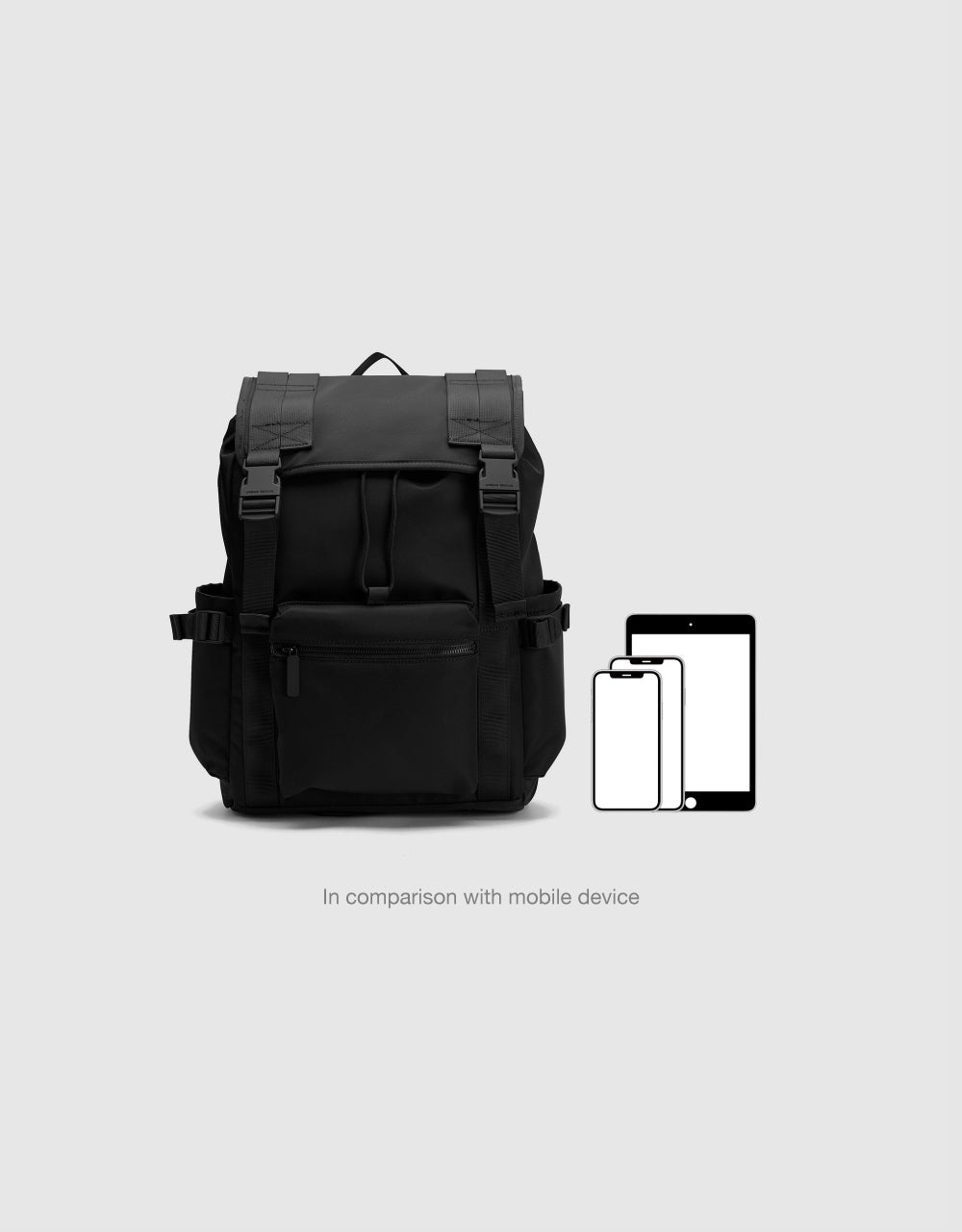 Double Buckles Backpack