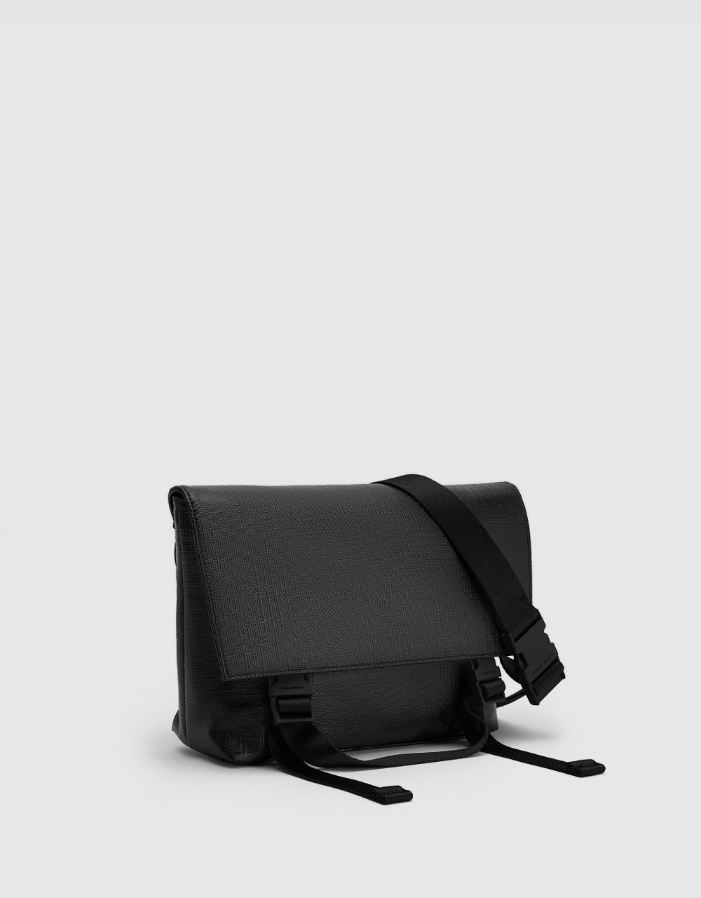 Textured Flip Flap Crossbody Bag