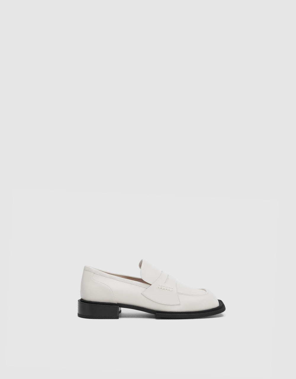 Square Toe Low Heel Pumps