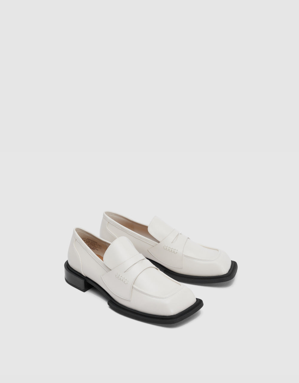 Square Toe Low Heel Pumps