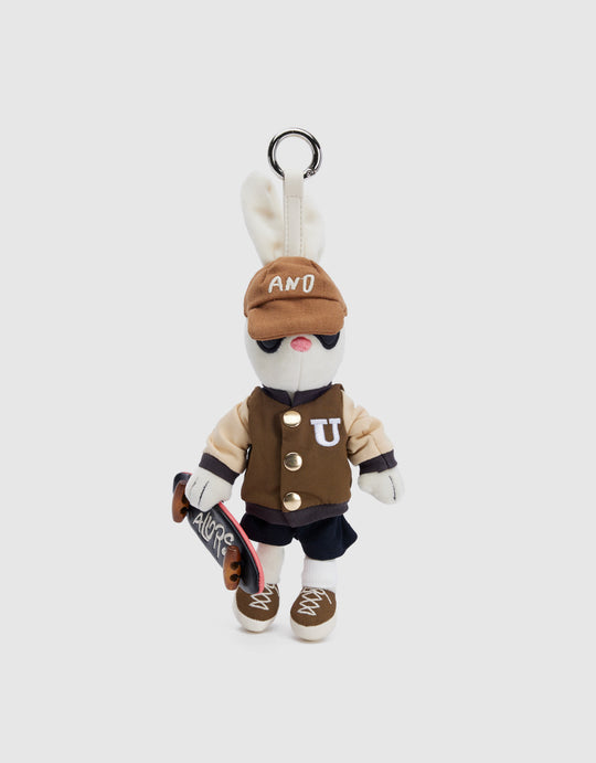 Baseball Jackt Bunny Key Charm