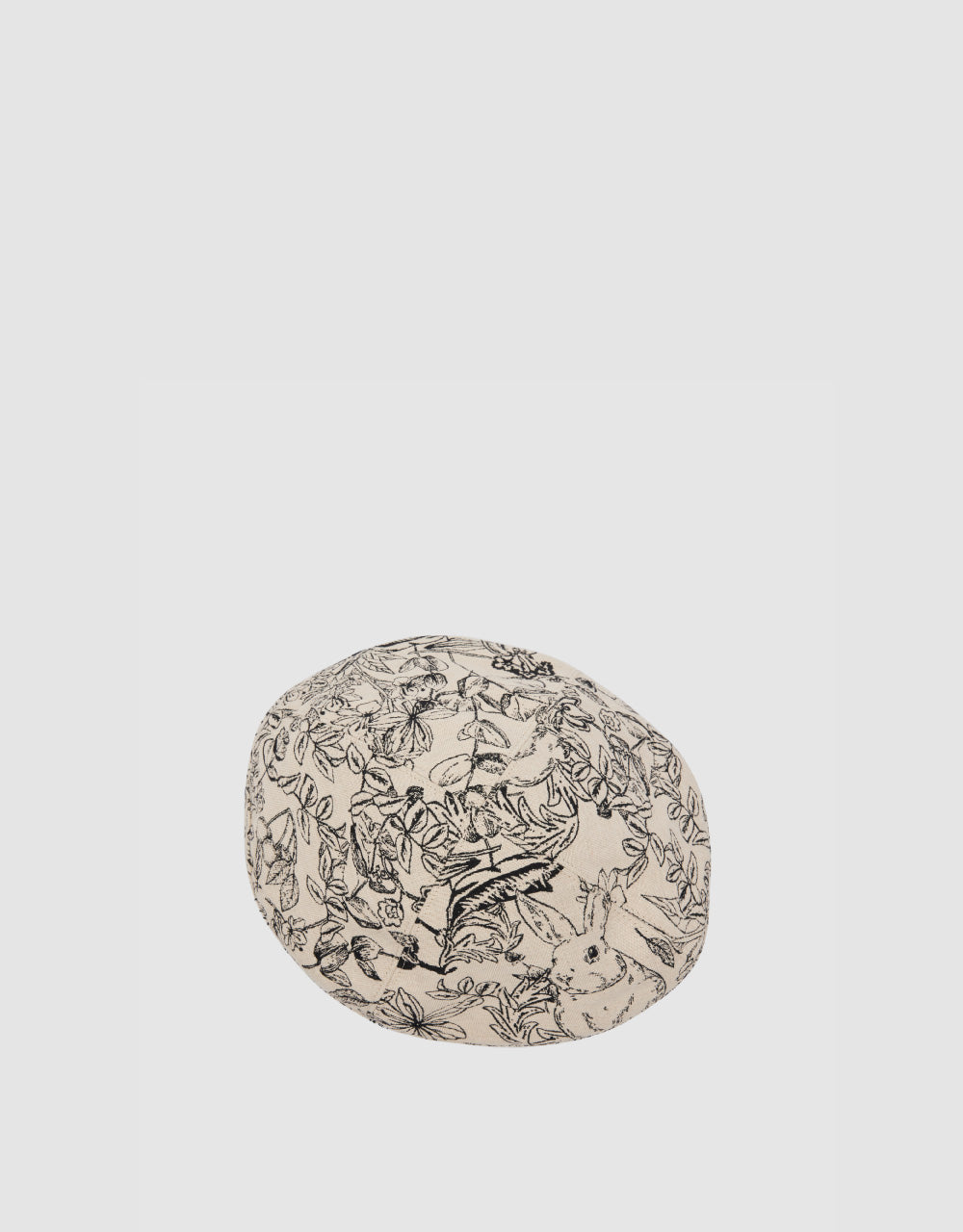 Flower Embroidered Beret