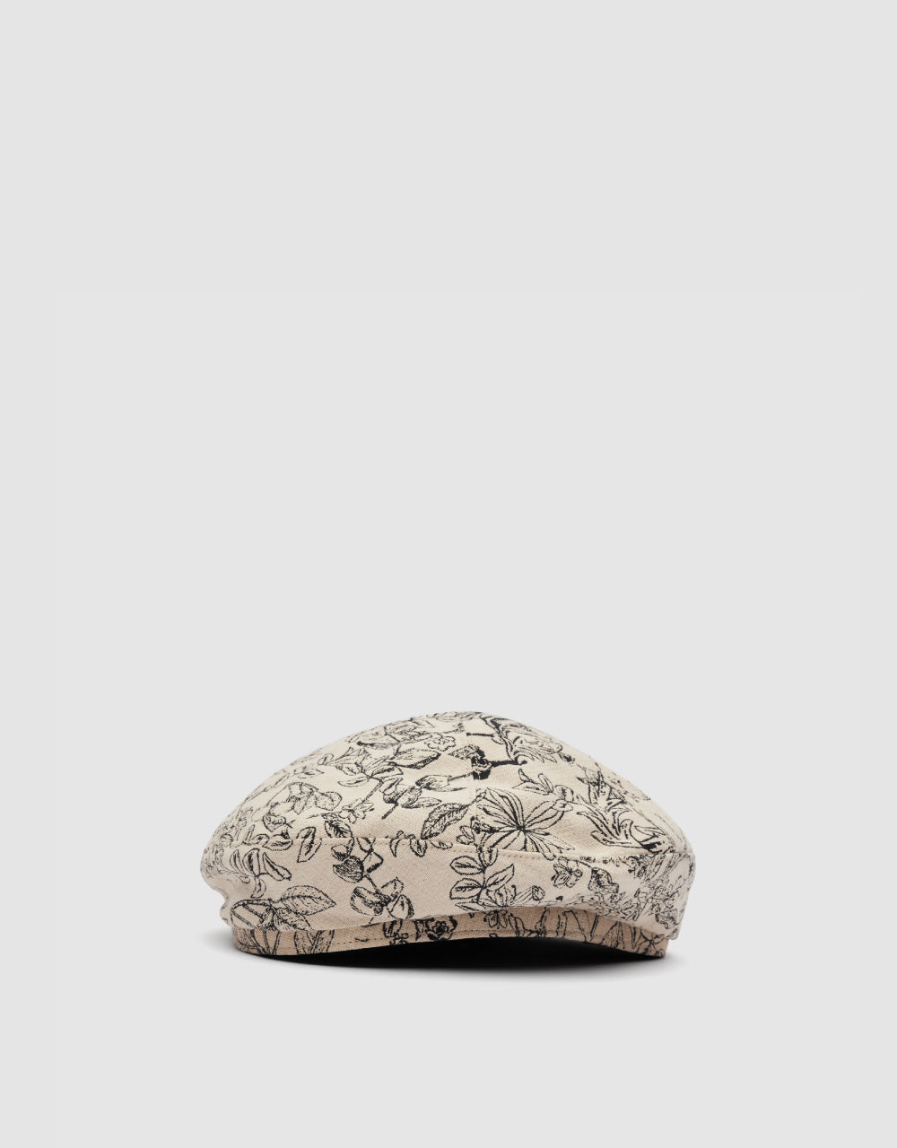 Flower Embroidered Beret
