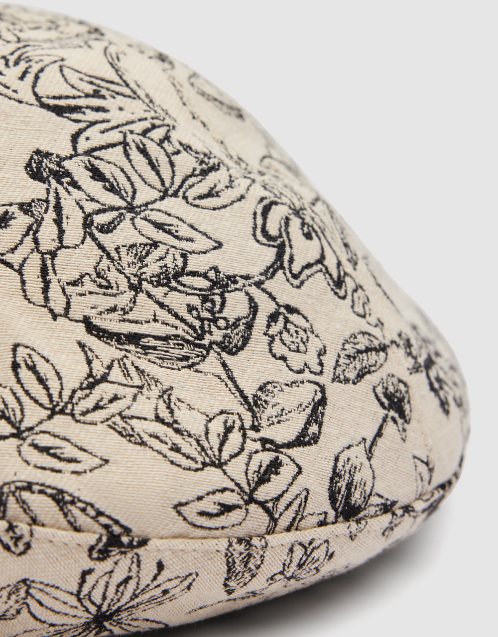 Flower Embroidered Beret