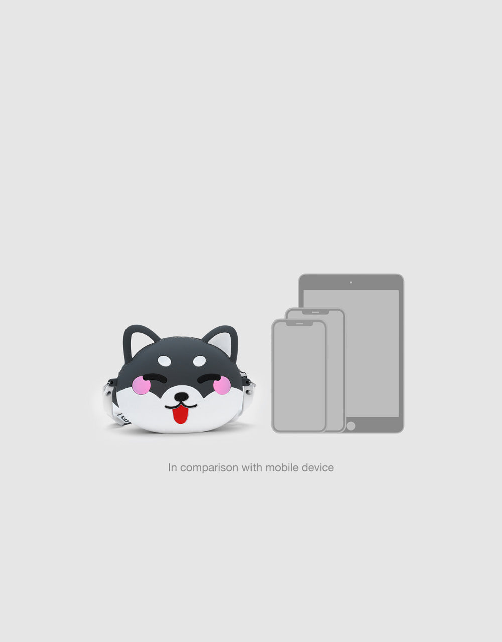 Cartoon Corgi Key Charm