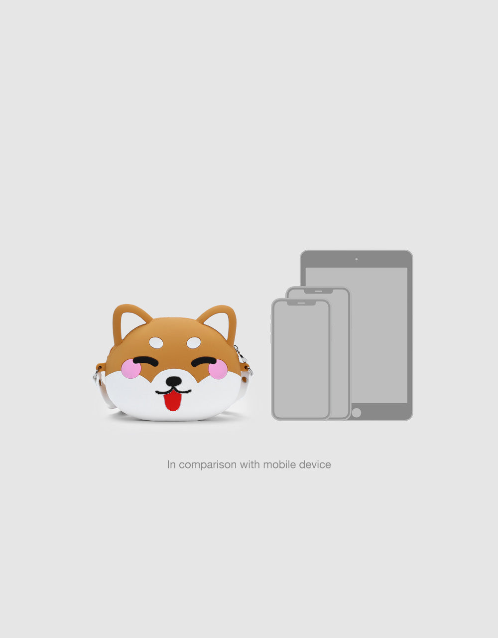 Cartoon Corgi Key Charm