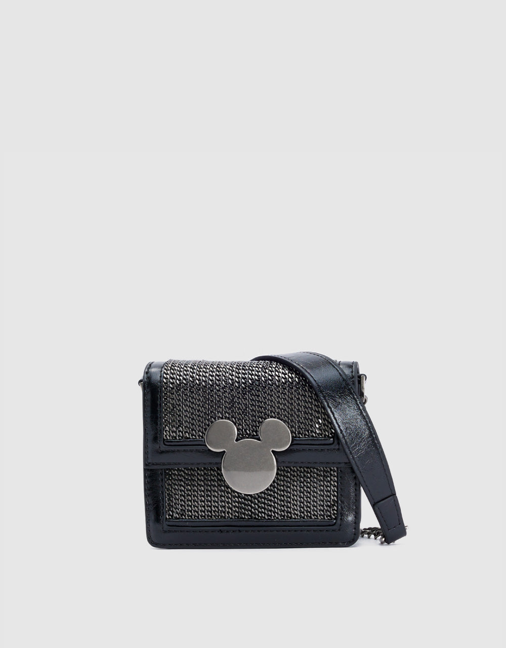 Mickey Mouse Lock Crossbody Bag