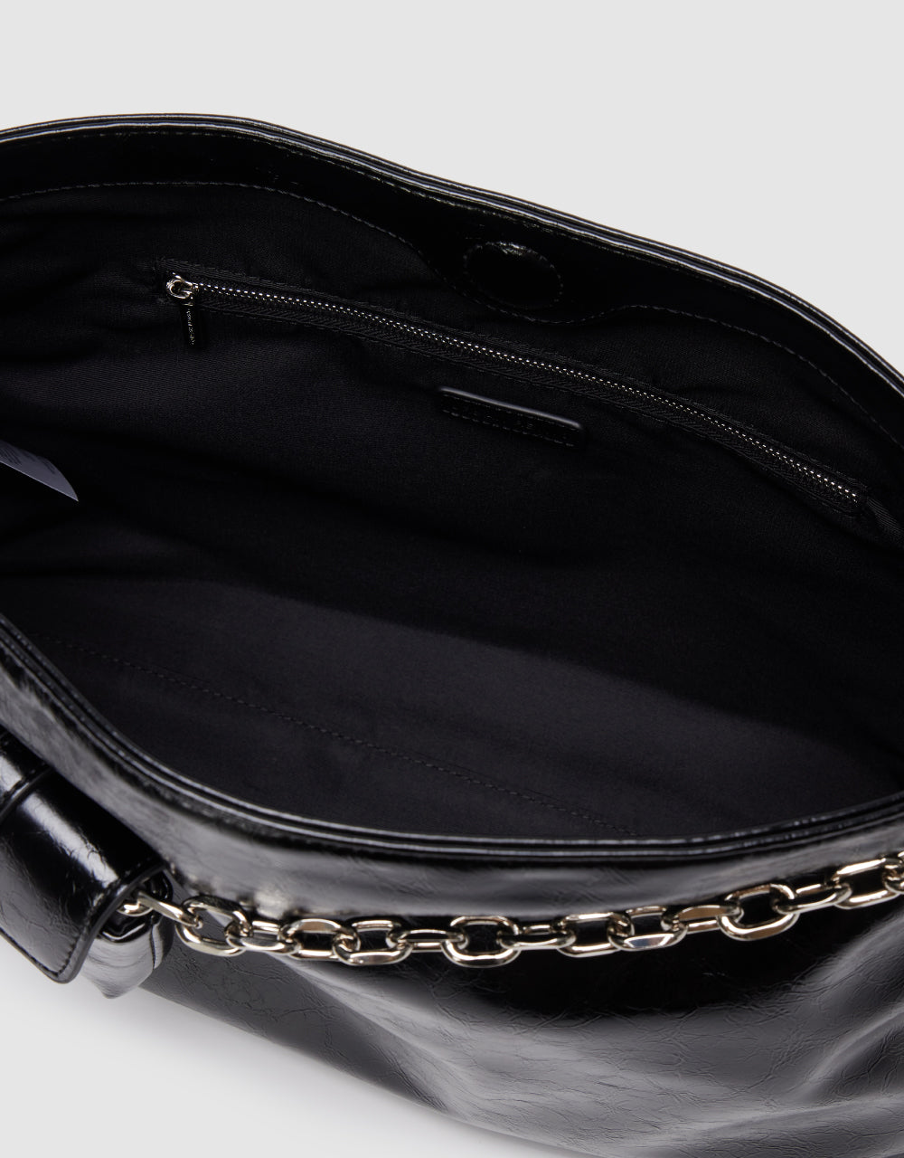 Vegan Leather Shoulder Bag With Pouch