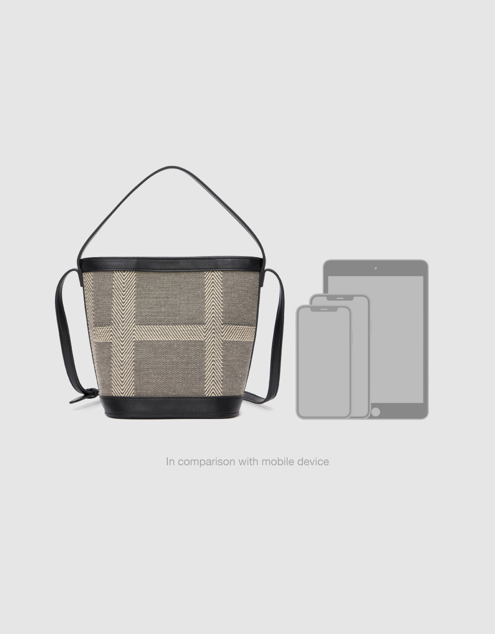 Textured Woven Shoulder Bag
