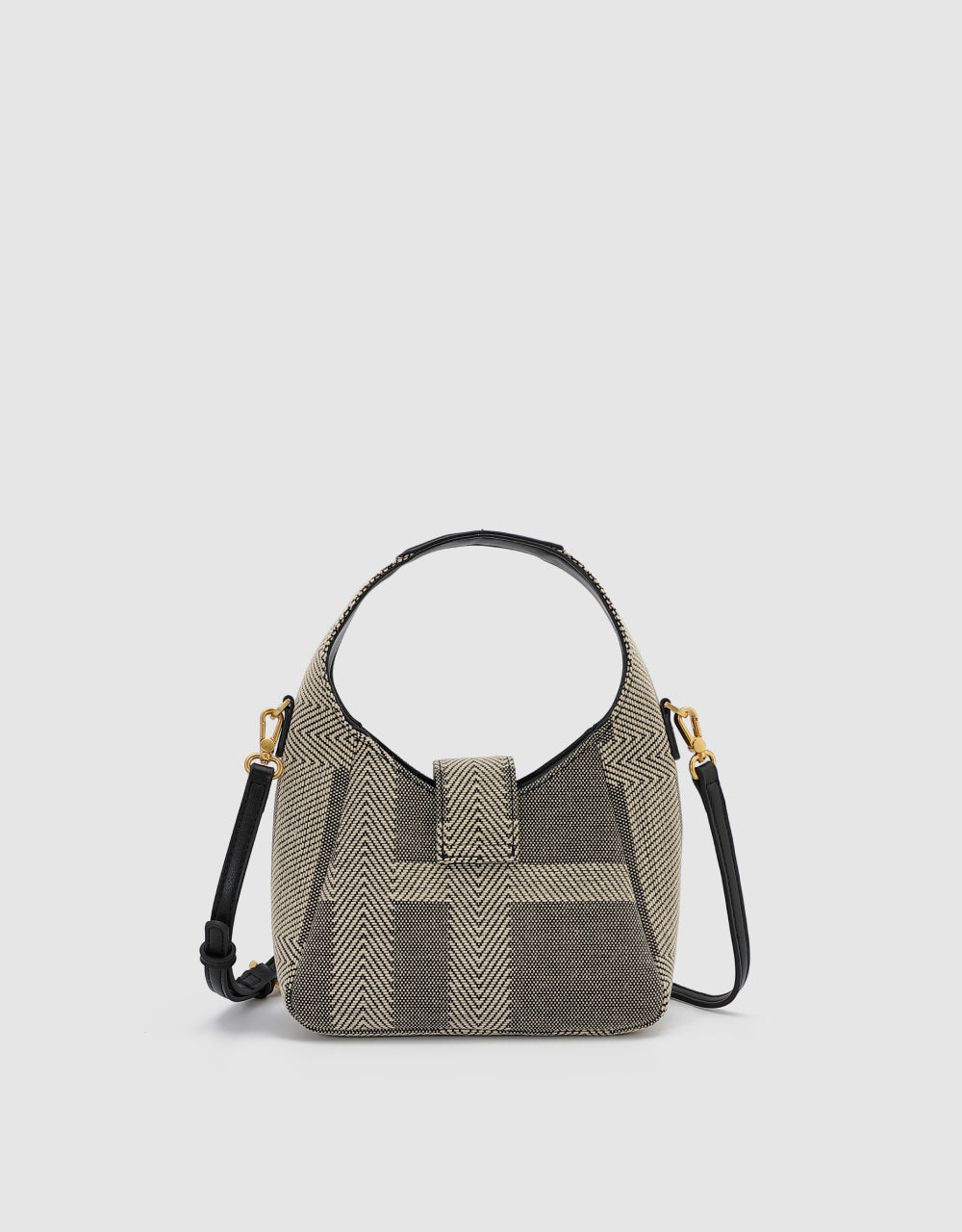 Turn-Lock Shoulder Bag