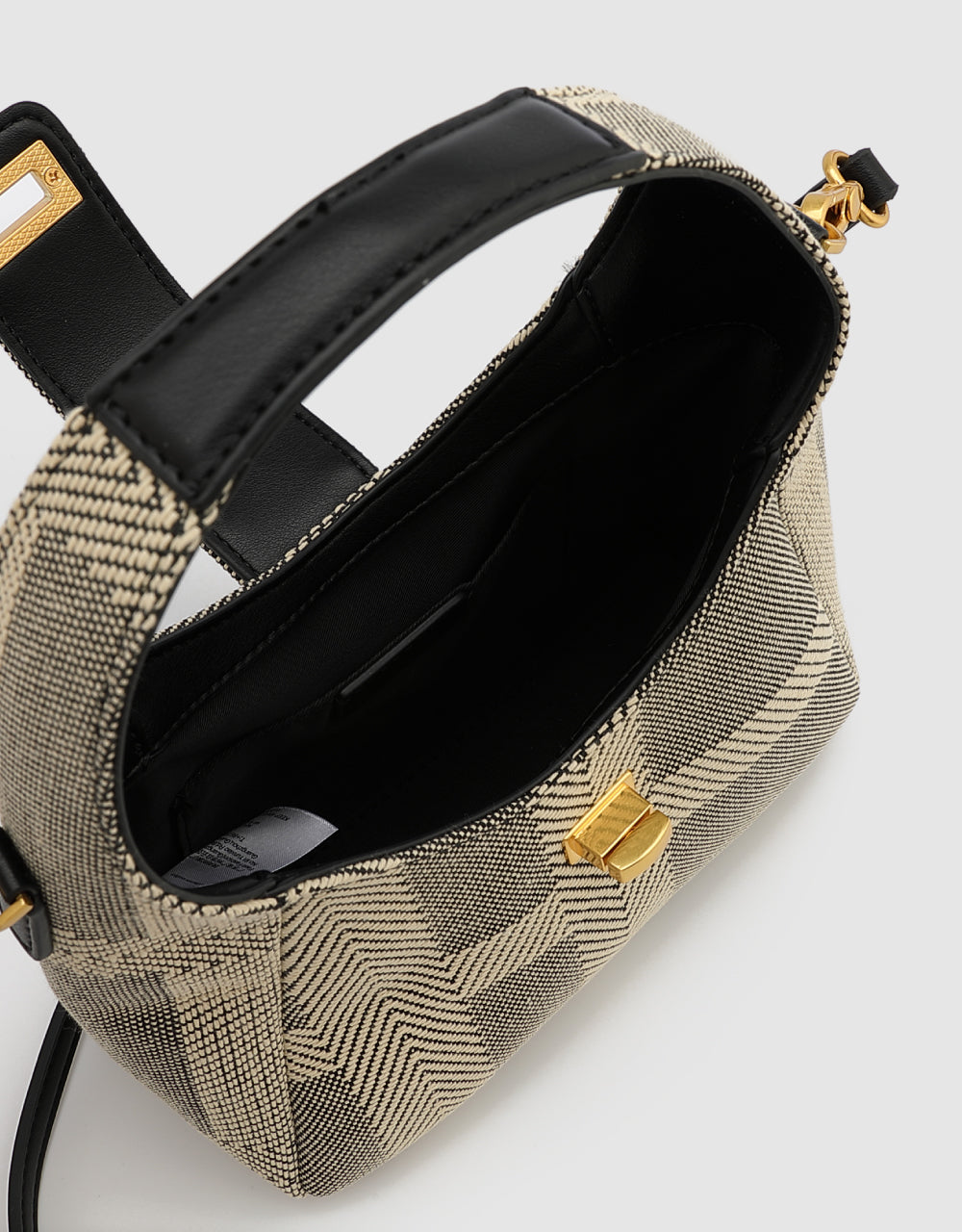 Turn-Lock Shoulder Bag