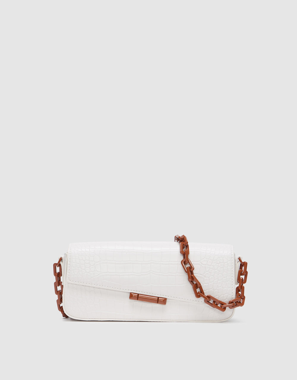 Croc Embossed Crossbody Bag