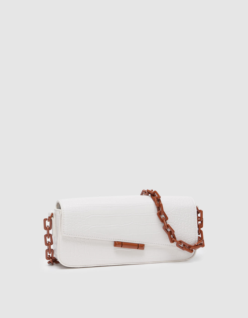 Croc Embossed Crossbody Bag