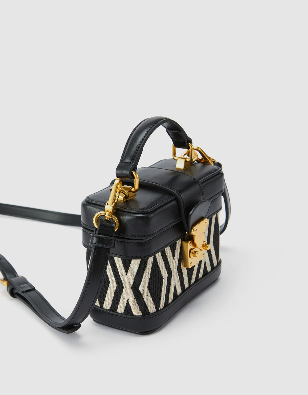 Buckle Front Box Bag