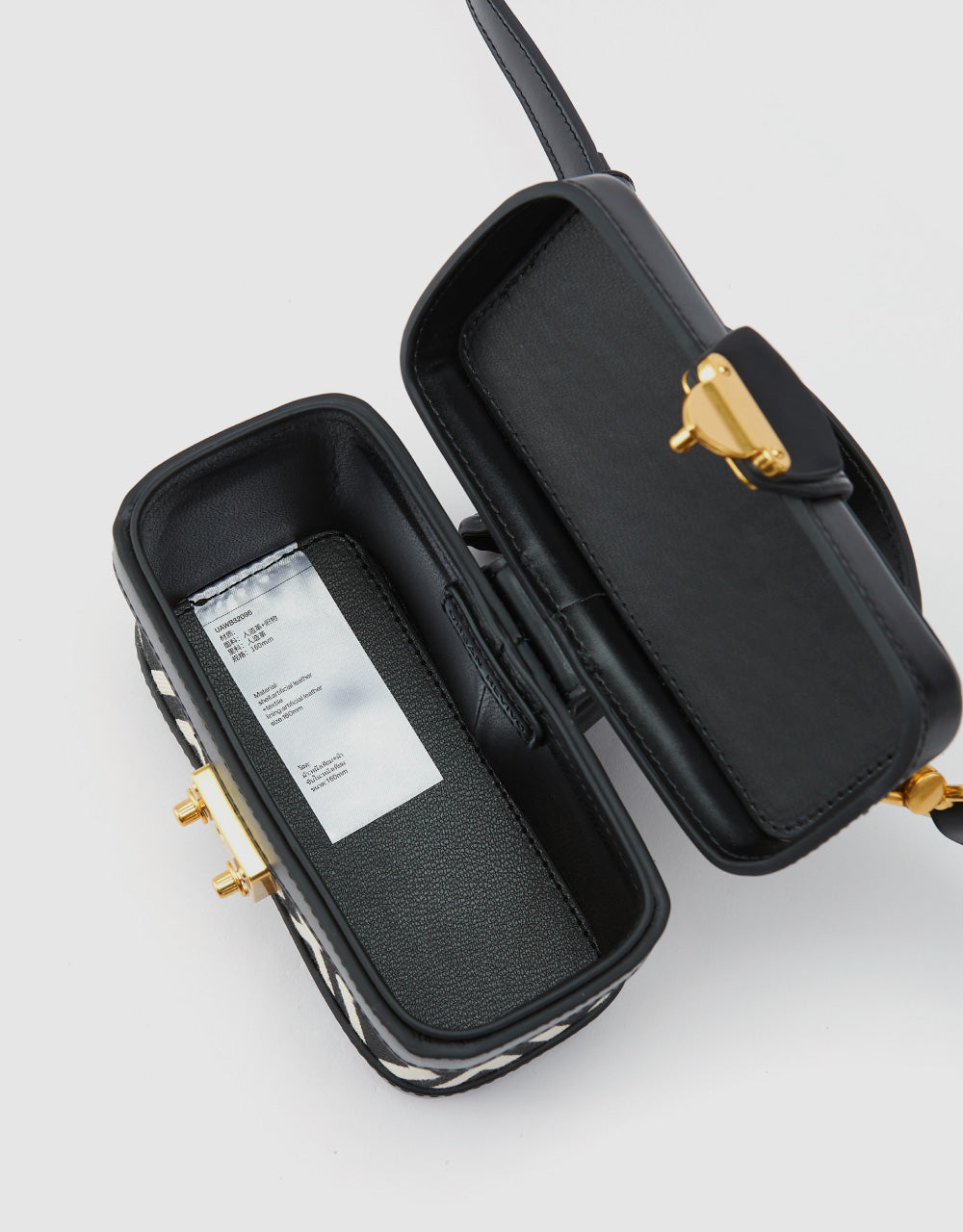 Buckle Front Box Bag