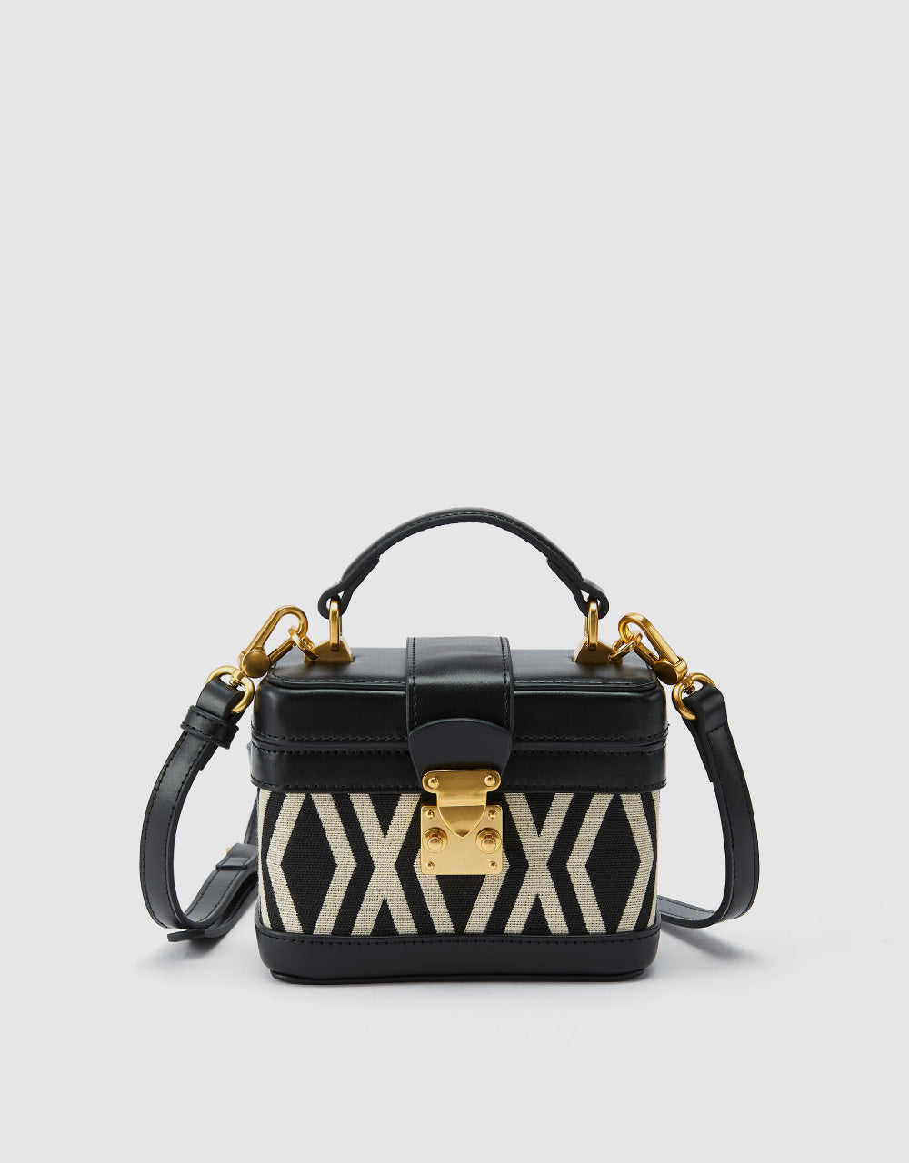 Buckle Front Box Bag