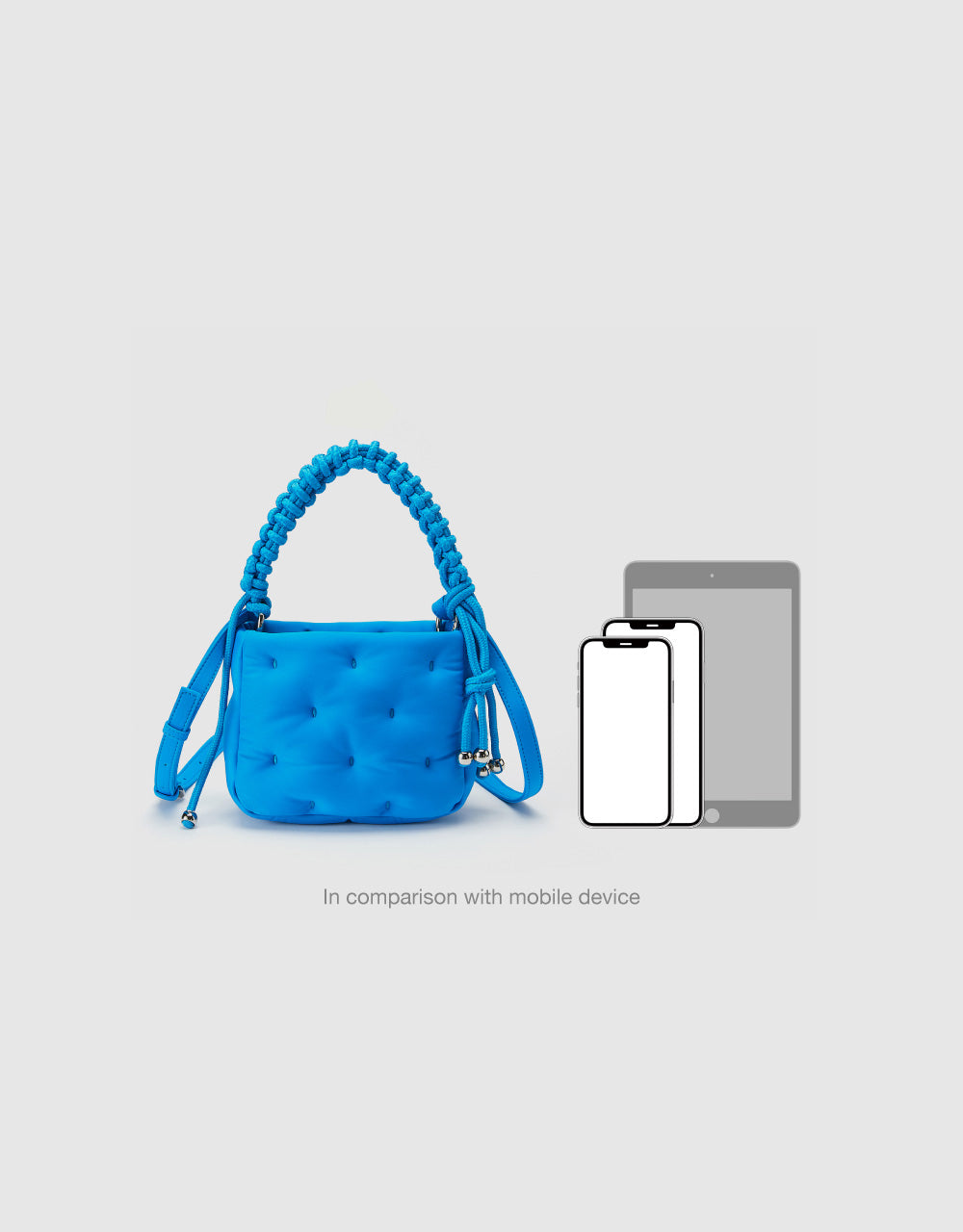 Puffer Bag With Rope Handle