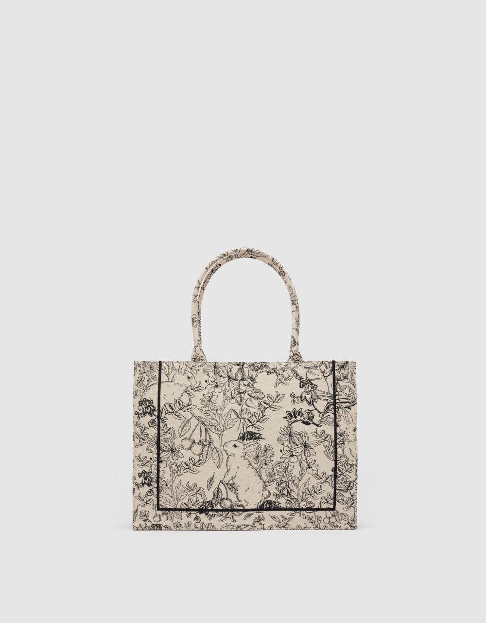 Floral Print Tote Bag